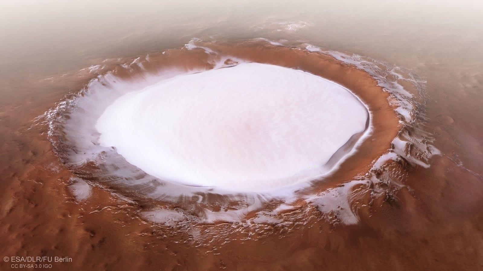 NASA создала карту воды на поверхности Марса (dims)