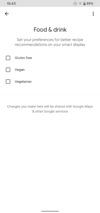 Google-ассистент поможет пользователям придерживаться диеты и будет подбирать специальные рецепты (google assistant food drink 2)