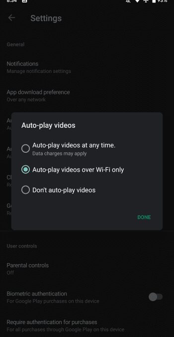 Настройка автозапуска видео на устройстве Android