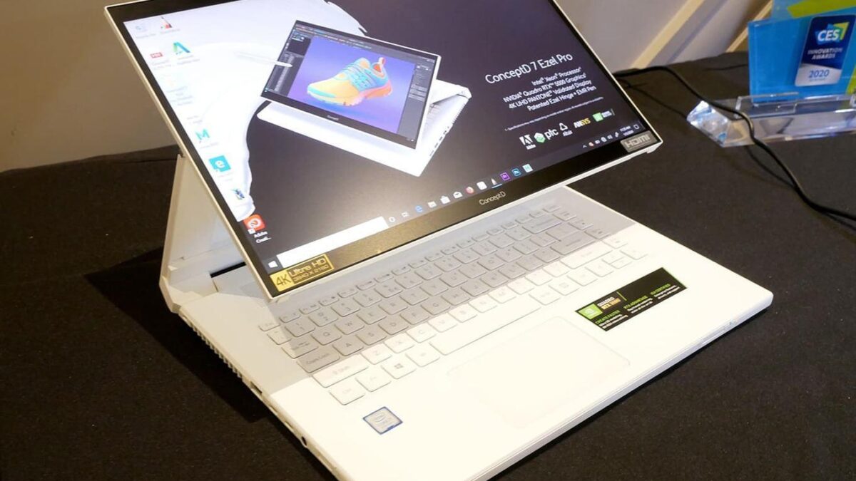CES 2020. Ноутбук-трансформер ConceptD 7 Ezel от Acer 3 concept d7 ezel pro0 5cf52df1a8954395ae832ec52e5bc53a