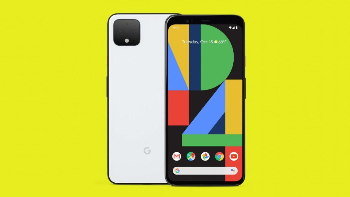 gear google pixel 4 front and back source google