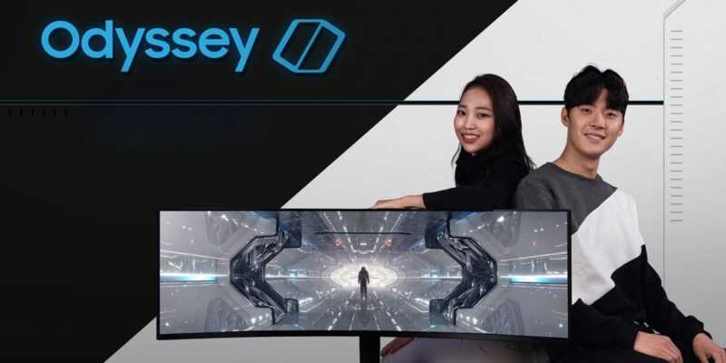 CES 2020. Samung представила серию игровых мониторов Odyssey (samsung odyssey 01)