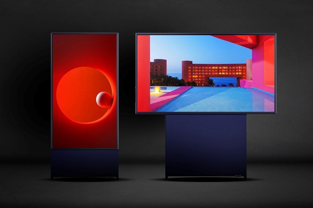 CES 2020. Телевизор от Samsung, который меняет ориентацию (samsung sero tv 5)
