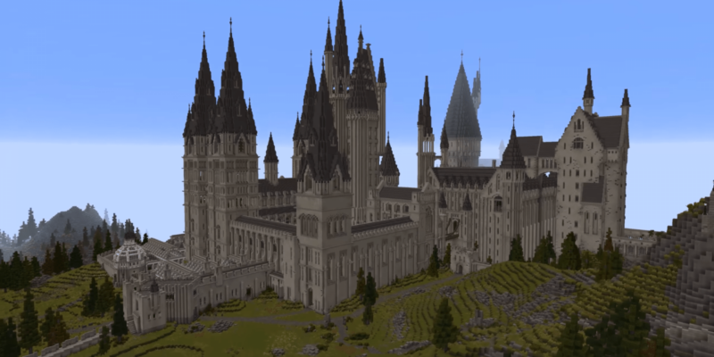 Фанаты Гарри Поттера сделали в Minecraft игру по мотивам любимого произведения (snimok jekrana 4)