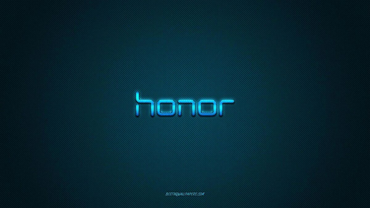 Honor проведёт анонсы новых гаджетов 24 февраля 2 honor logo blue shiny logo honor metal emblem wallpaper for honor smartphones blue carbon fiber texture scaled 1