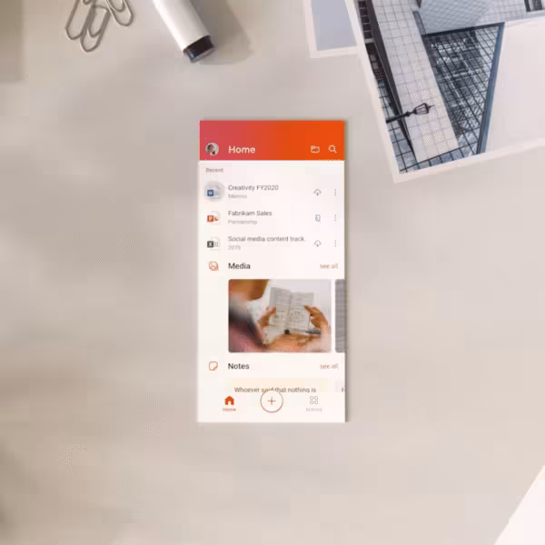 introducing the office mobile app 0 14 screenshot