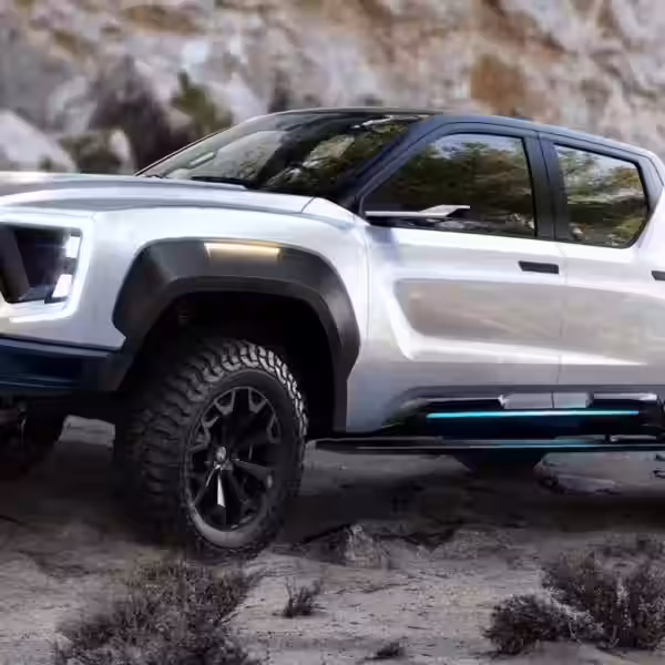 nikola badger electric pickup truck