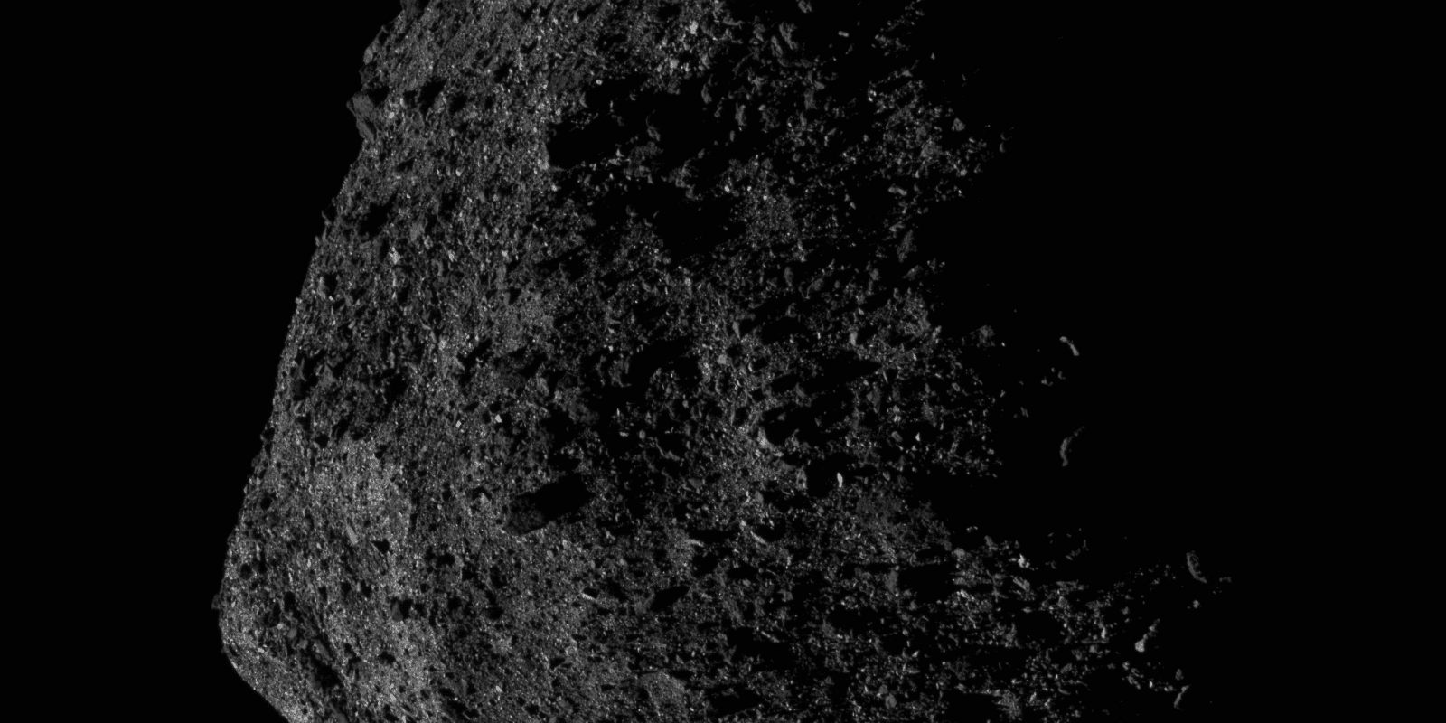 NASA показали поверхность астероида Бенну в разрешении 50699x25350 2 32