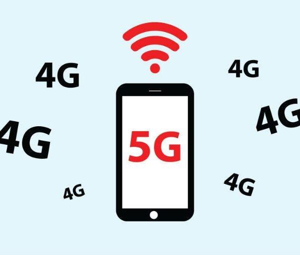 Сети 5G развёртываются быстрее, чем сети 4G (5g 4g phone altered)