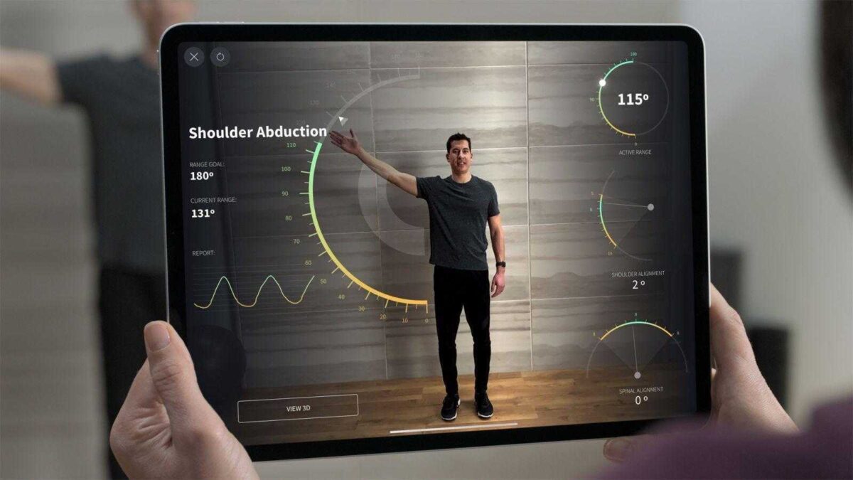 Планшет Apple iPad Pro с интерфейсом данных по плечу