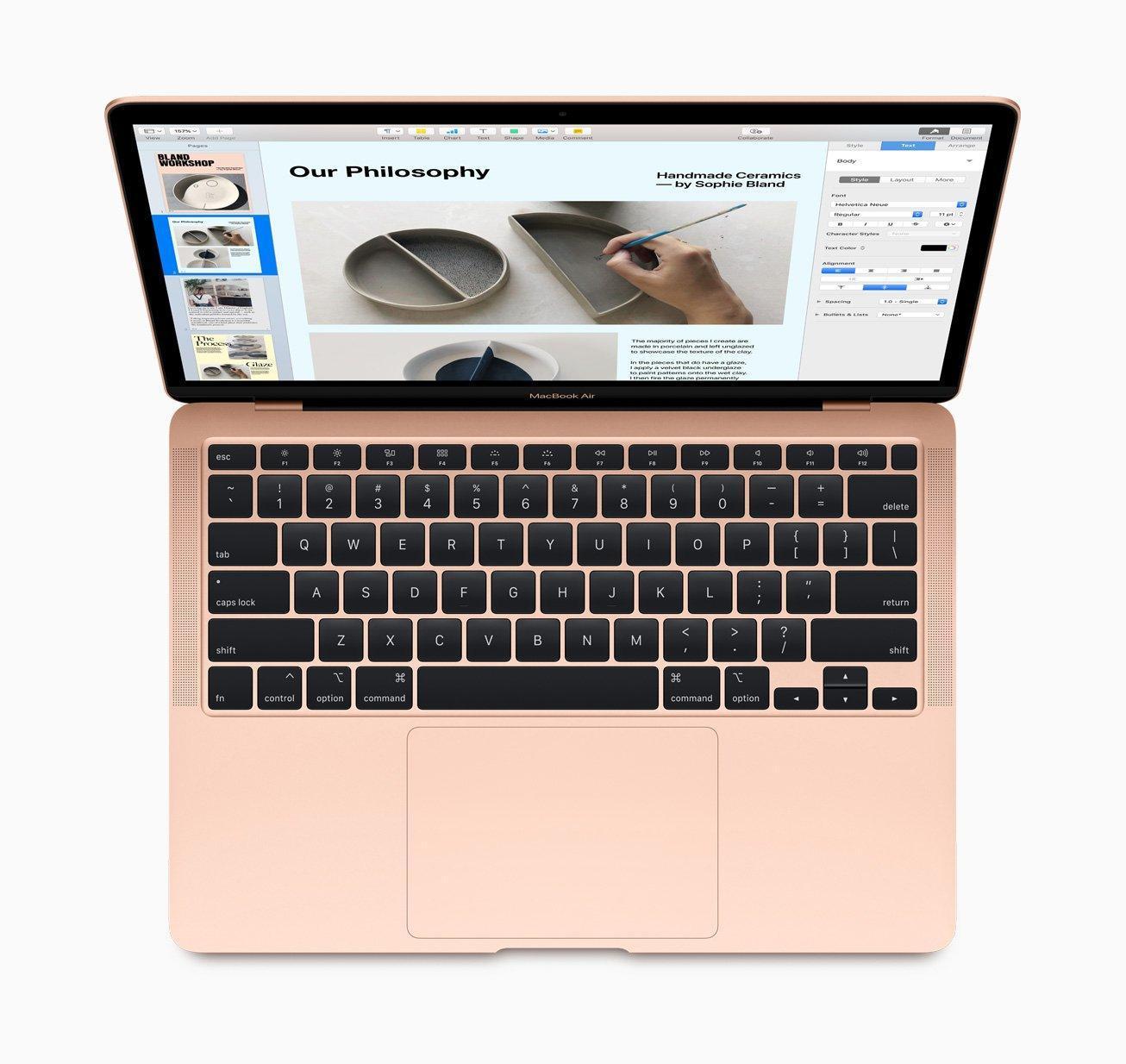 Apple выпустила новый MacBook Air и Mac mini (apple new macbook air new magic keyboard 03182020)
