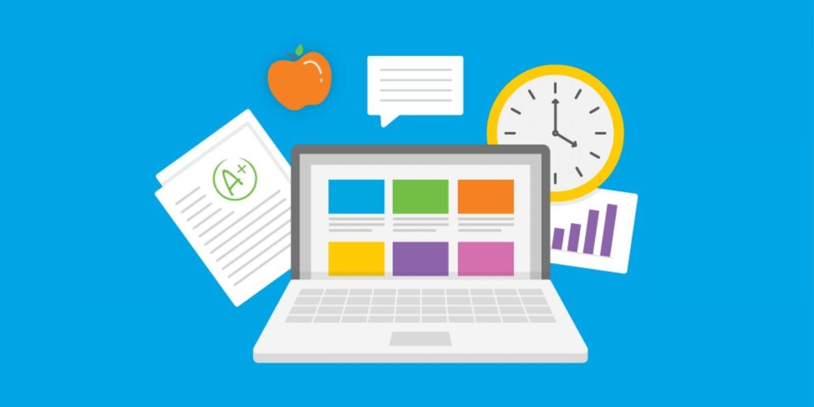 Из-за коронавируса взлетела популярность приложения Google Classroom 2 blue laptop