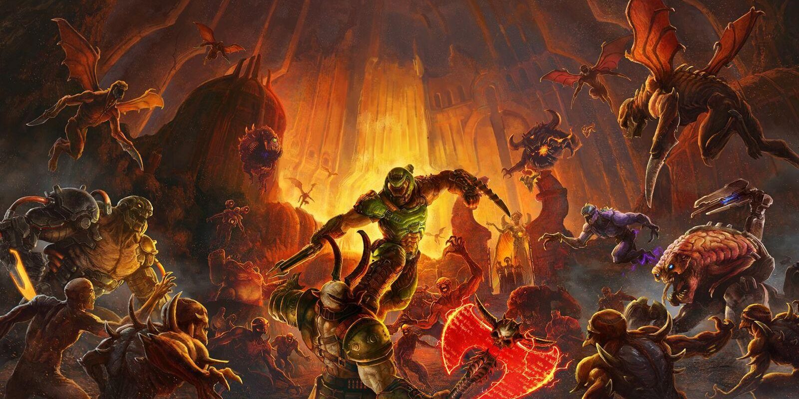 Продажи DOOM Eternal в 2.5 раза выше, чем у предыдущей части 2 doom eternal maurader wallpaper 1920x1080 01