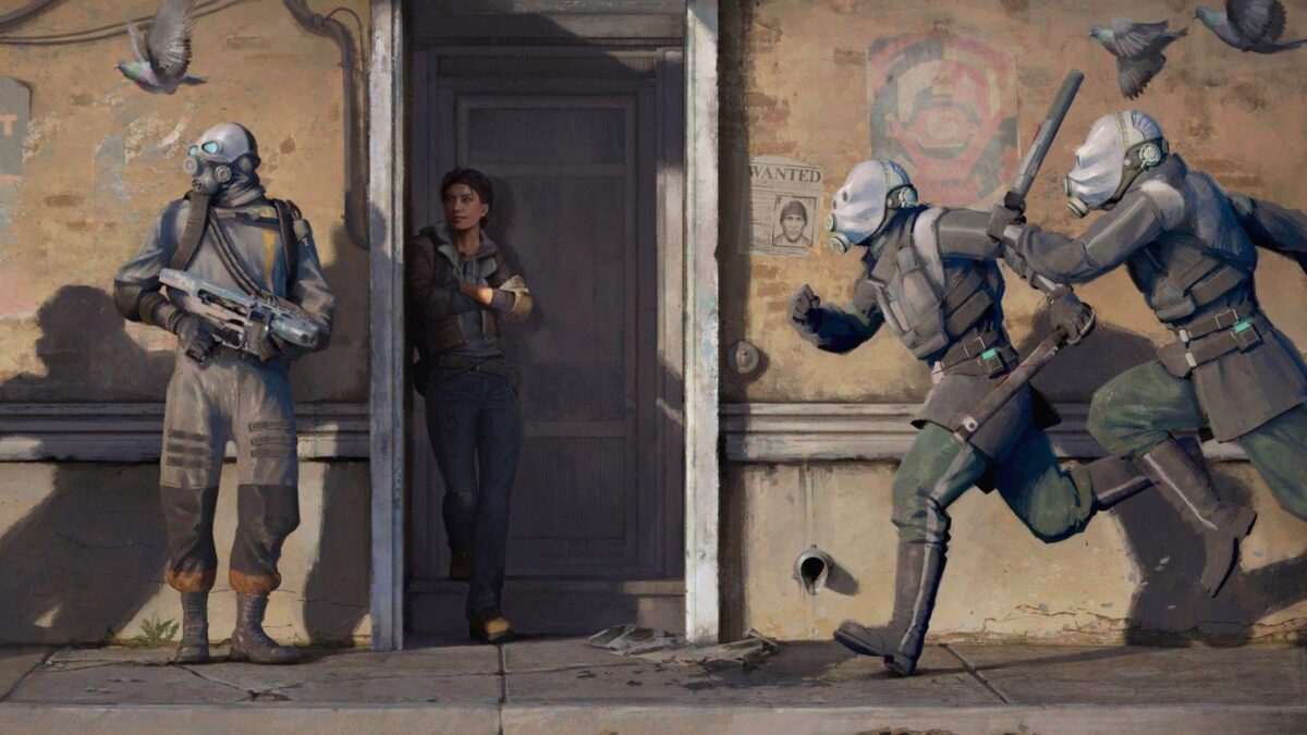 Half-Life: Alyx смогли запустить без VR 1 half life alyx painting