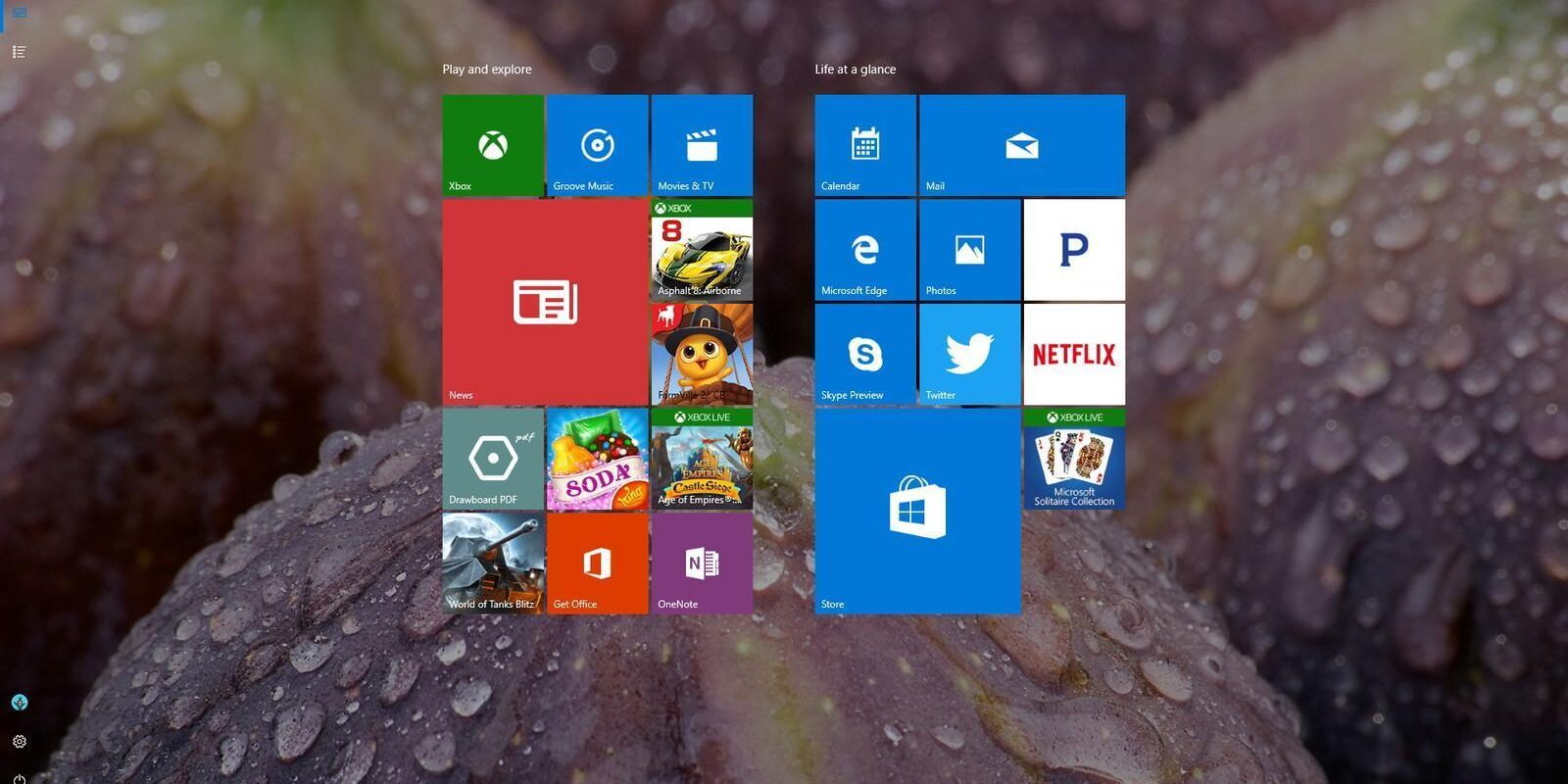 live tiles without notifications windows 10