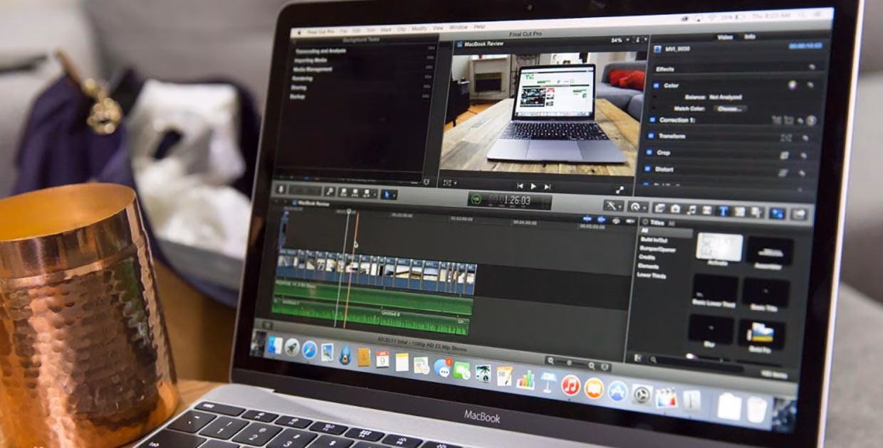 macbook final cut pro