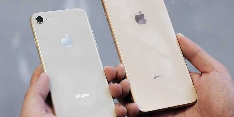 Apple может выпустить iPhone SE Plus (800px iphone 8 silver and iphone 8 plus gold)