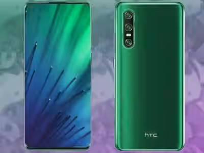 Смартфон HTC Desire 20 Pro спереди и сзади