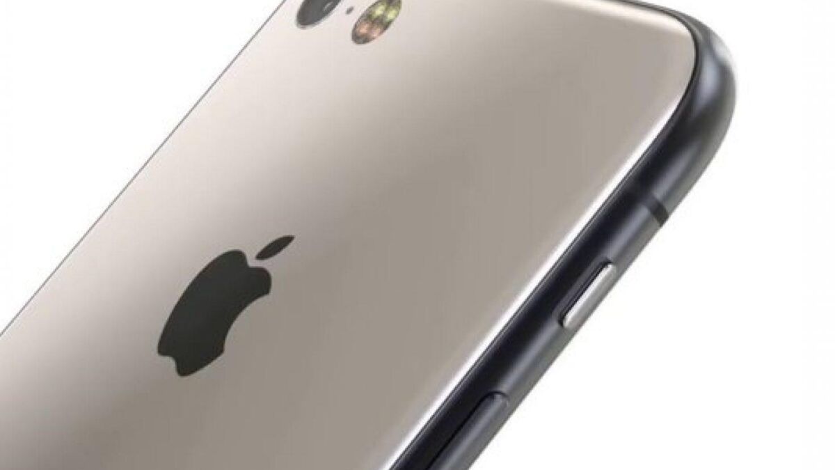 Задняя часть iPhone SE2 с камерой и кнопками