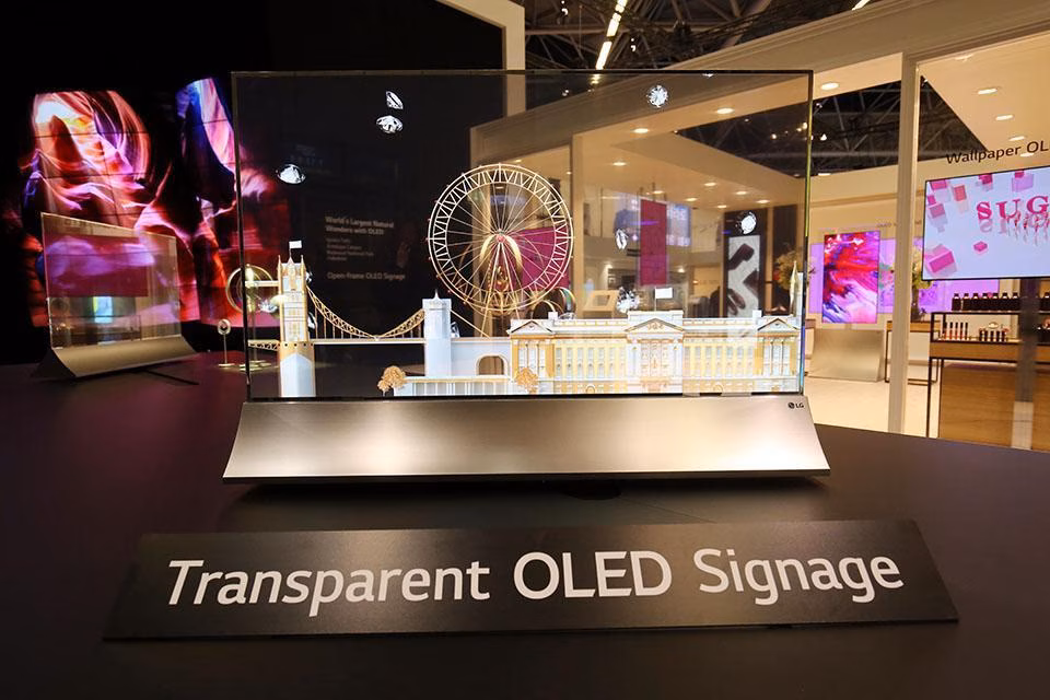 LG Display выпустит прозрачный OLED-экран 3 transparent oled lg