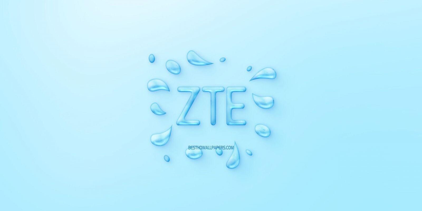 В ближайшее время ZTE представит бюджетный смартфон ZTE Blade 10 Smart 3 zte logo water logo emblem blue background zte logo made of water scaled 1