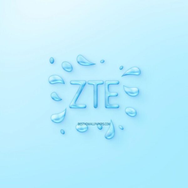 В ближайшее время ZTE представит бюджетный смартфон ZTE Blade 10 Smart (zte logo water logo emblem blue background zte logo made of water scaled 1)