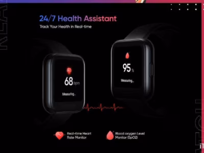 Умные часы Realme Watch с функциями измерения пульса и кислорода