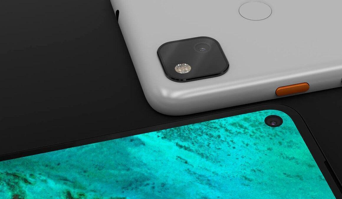 Задняя часть смартфона Google Pixel 4a с камерой
