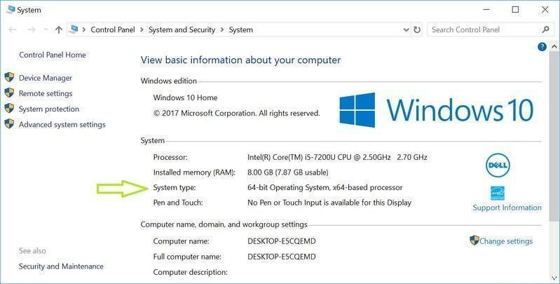 Windows 10 не будет поддерживать 32-битные процессоры (how to tell if you are running windows 64 bit or 32 bit)