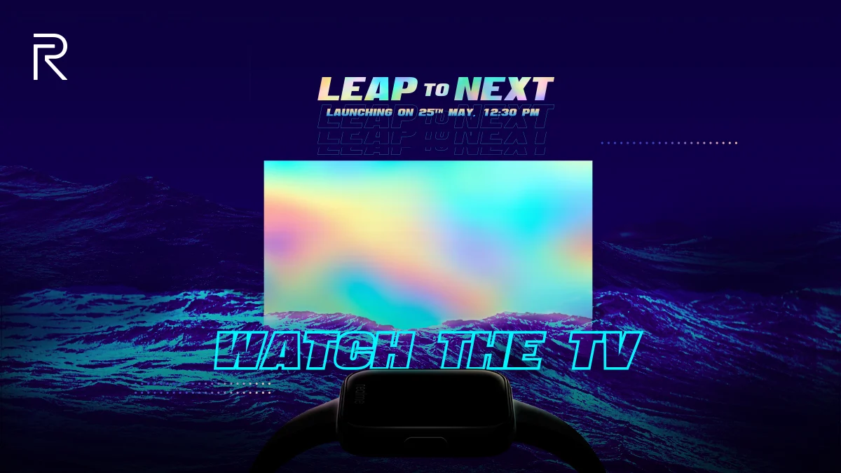 Realme представит свой первый умный телевизор 25 мая (realme tv teaser)