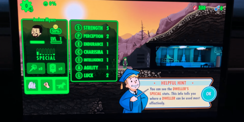 Игра Fallout Shelter появилась в автомобилях Tesla (screenshot from 2020 05 23 13 19 38)