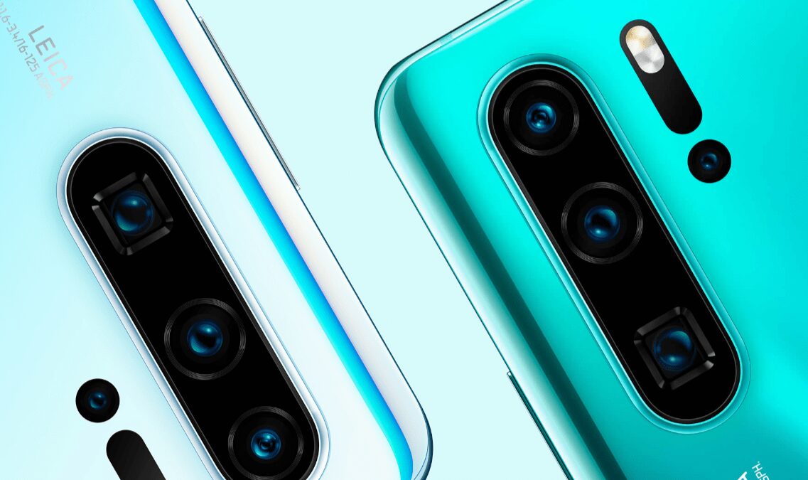 Камеры Huawei P30 Pro New Edition с вертикальным расположением