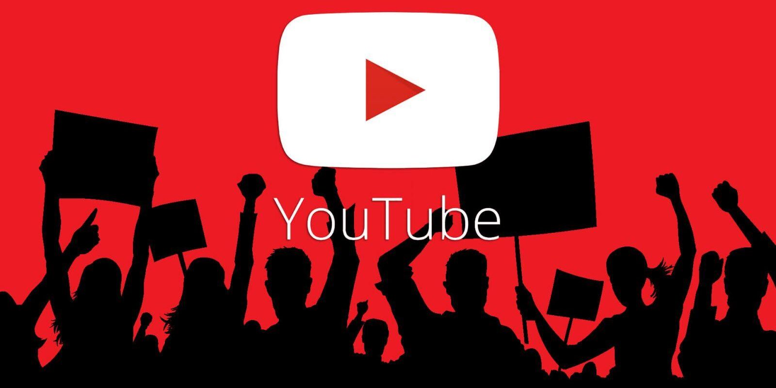 YouTube запускает персонализированные "фильтры тем" 2 youtube crowd uproar protest ss 19201920
