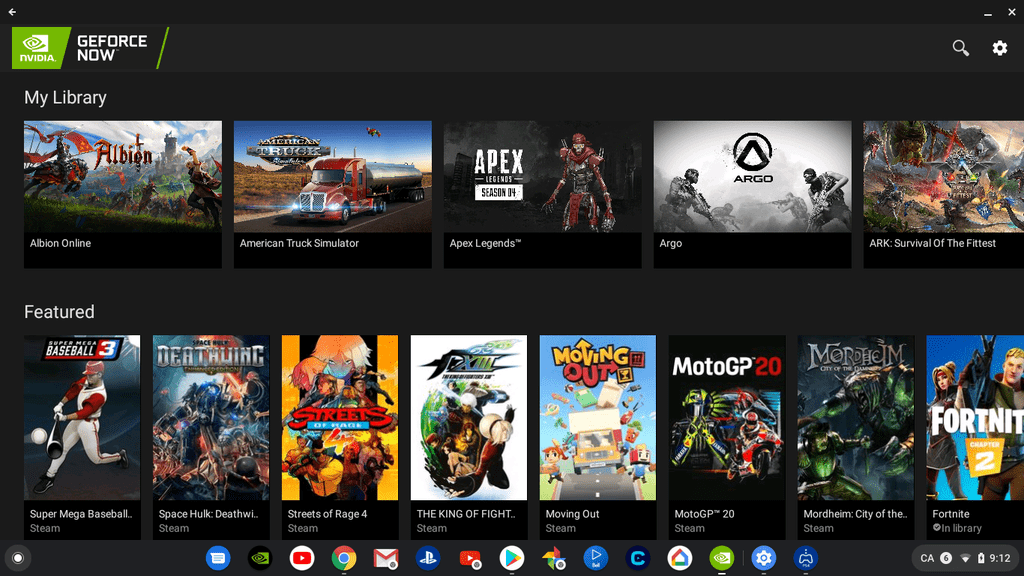 Игровой сервис NVIDIA GeForce Now заработал на Chromebook (ytgcn4hu4uy41)