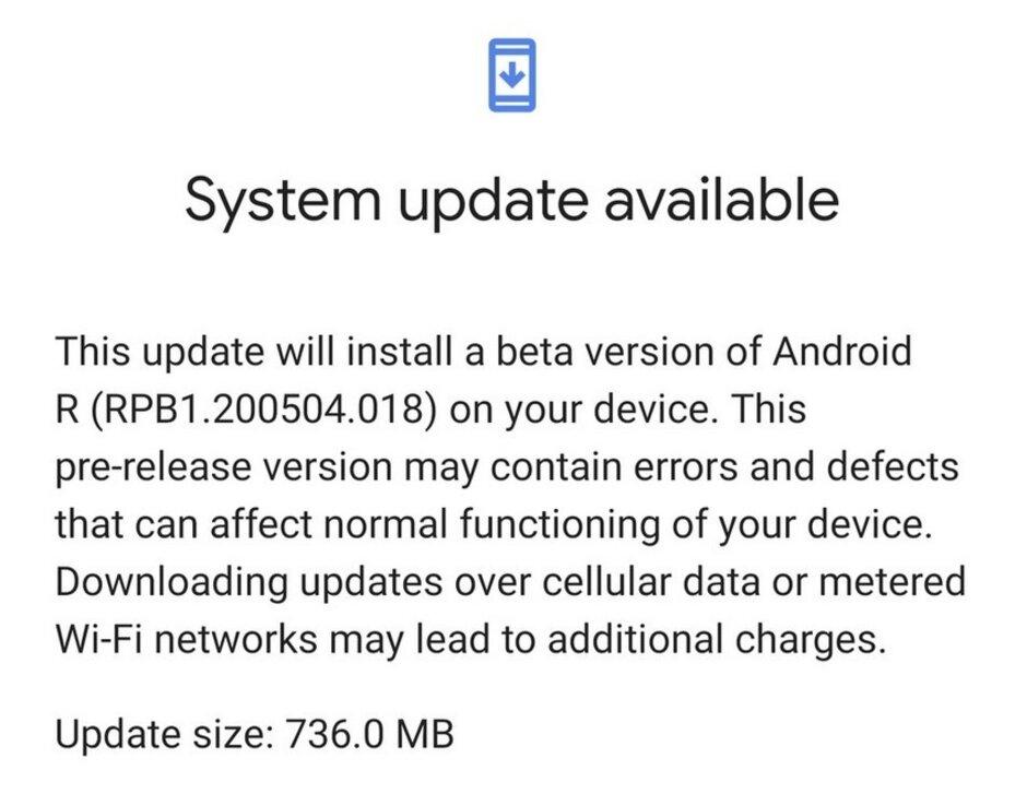 Ошибка Google позволила обновить Pixel 4 XL до бета-версии Android 11 (a11)