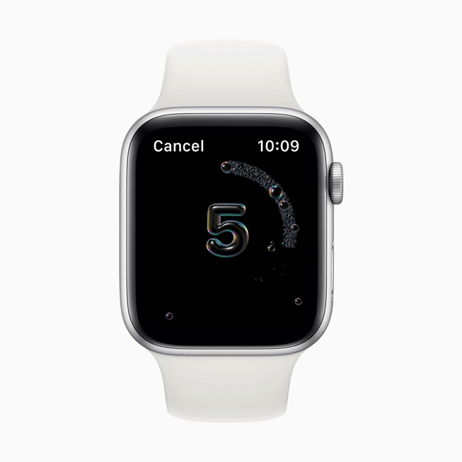 Apple представила watchOS 7. Мониторинг сна, новые тренировки и танцы (apple watch watchos7 handwashing screen 06222020 inline.gif.large)