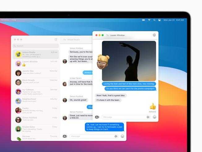 Apple представила macOS Big Sur. Что нового (apple macos bigsur messages memoji 06222020 carousel.jpg.large)