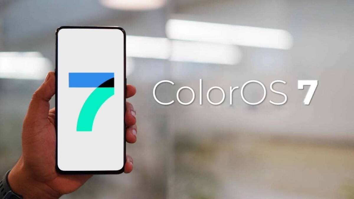 Oppo поделилась расписанием обновлений ColorOS 7 5 Смартфон Oppo с дисплеем и логотипом ColorOS 7
