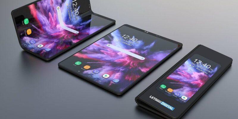 Xiaomi запатентовала новый складной смартфон (realistically looking renders show off samsung s foldable smartphone 523787 2 800x445 1)