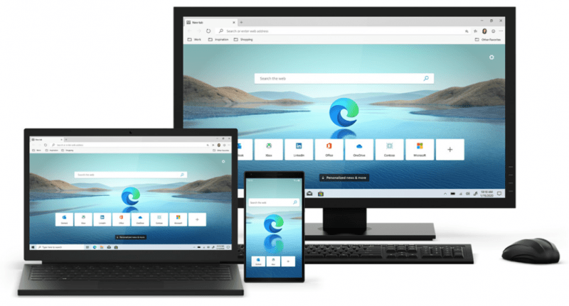 Microsoft выпускает новый браузер Microsoft Edge для Windows 10 (sm.new ms edge 1.800)