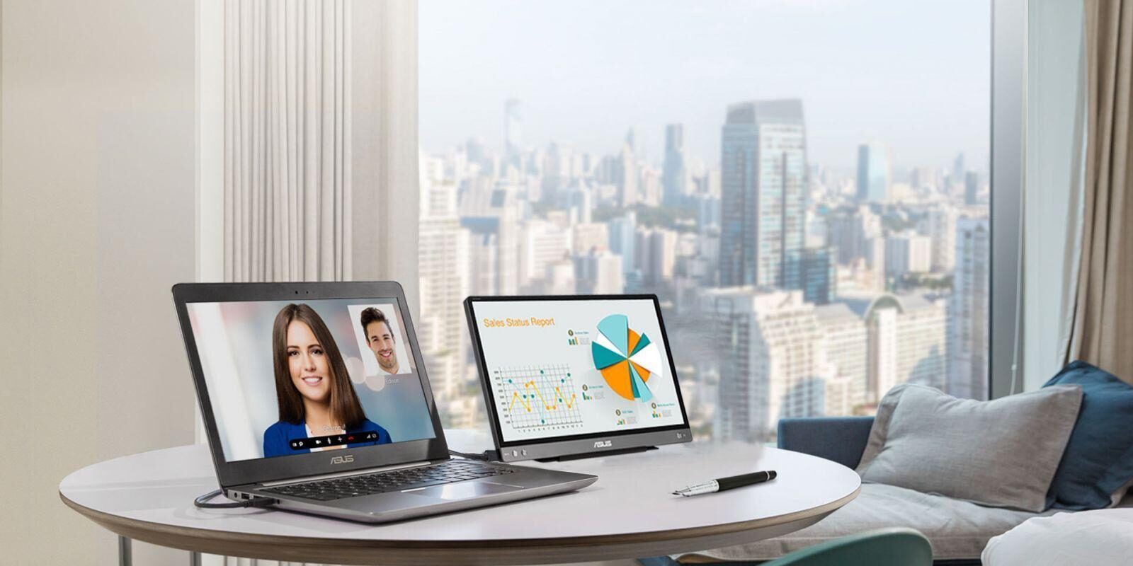 Asus представила портативный монитор весом всего 590 грамм 2 zenscreen mb14ac portable monitor