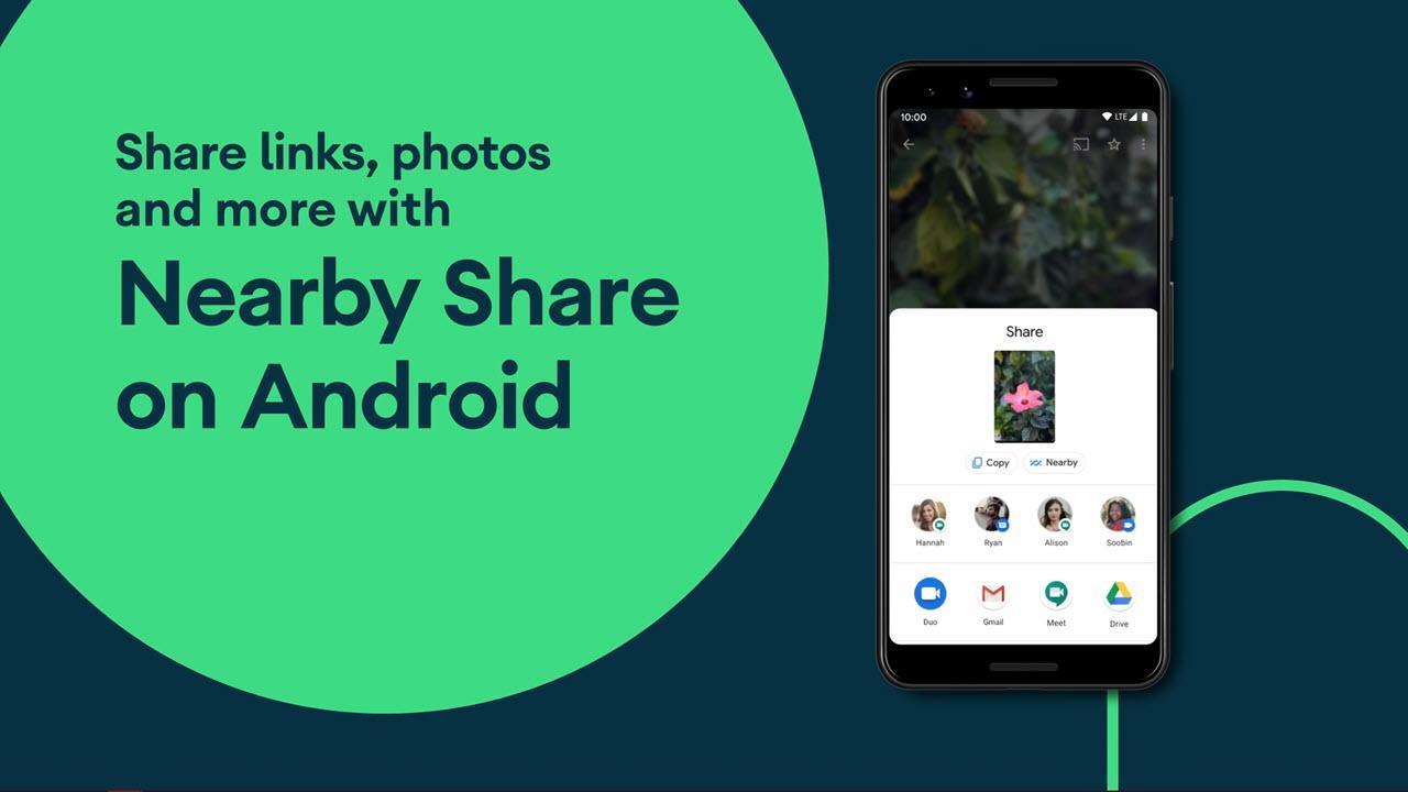 Android получил технологию обмена файлами, аналогичную Apple AirDrop 3 nearby share android update ss
