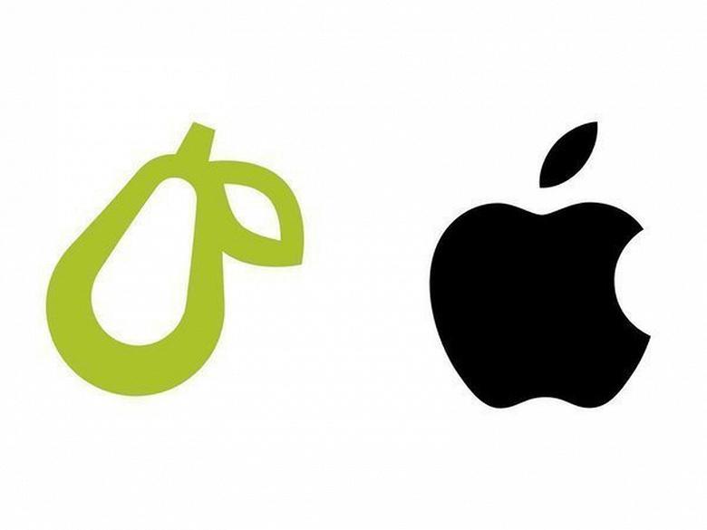 Apple начала борьбу с "фруктовыми" логотипами (prepear vs apple large)