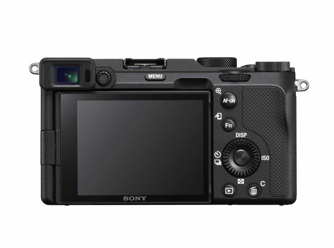 Sony Alpha 7C претендует на звание самой маленькой полнокадровой камеры в мире (alpha 7c rear black 1077x800 1)