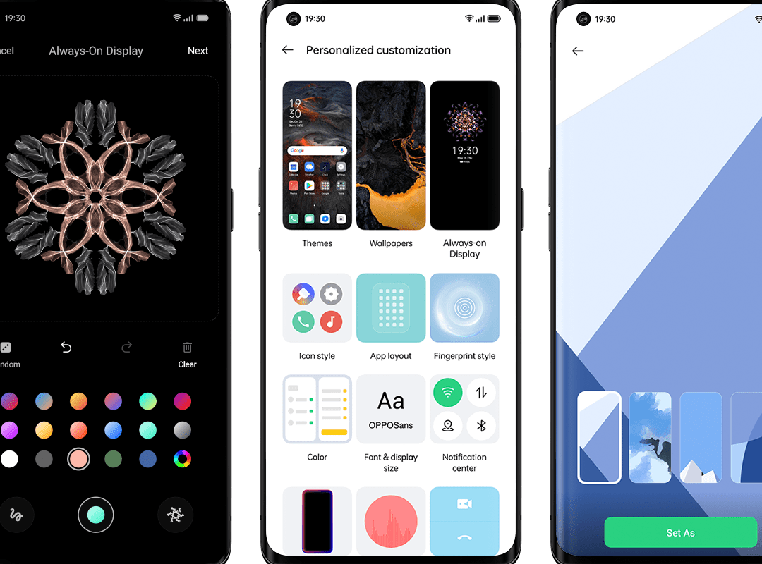 coloros 11 feature images customization ui