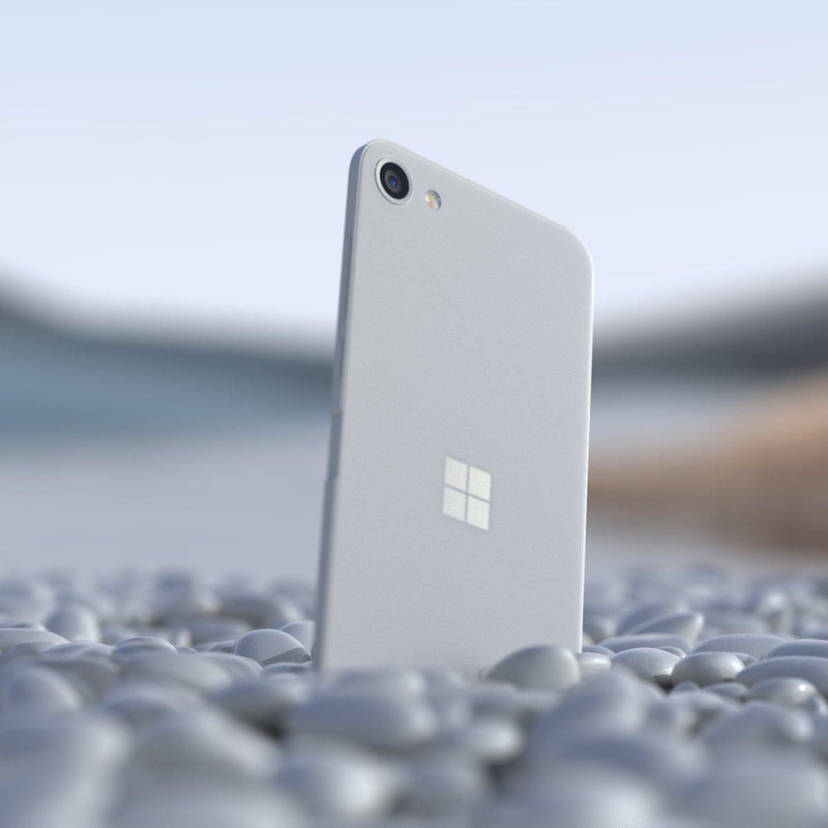 В сети появились концепт-рендеры смартфона Microsoft Surface Solo ()