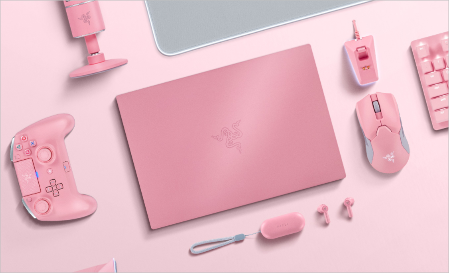 Razer выпустил несколько своих продуктов в привлекательном розовом цвете (razer 4 1)