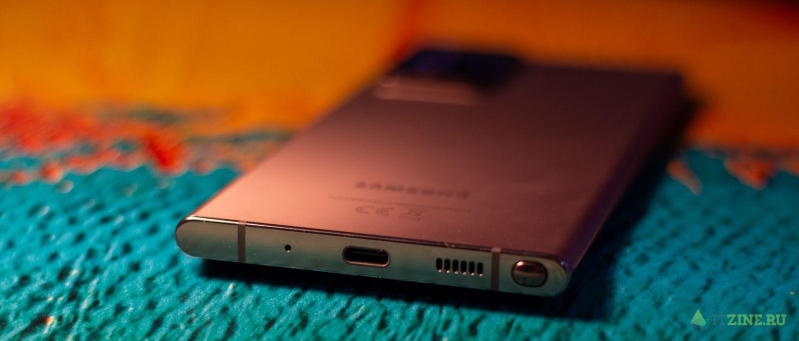 Динамики, USB-C и стилус Samsung Galaxy Note20 Ultra
