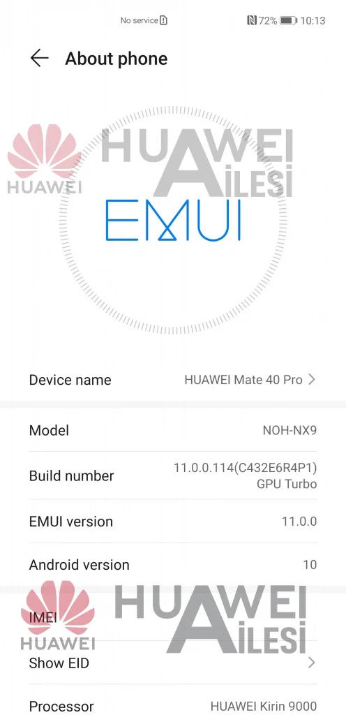 Раскрыты ключевые характеристики смартфона Huawei Mate 40 Pro (Huawei Mate40 Pro UI Leak 2)