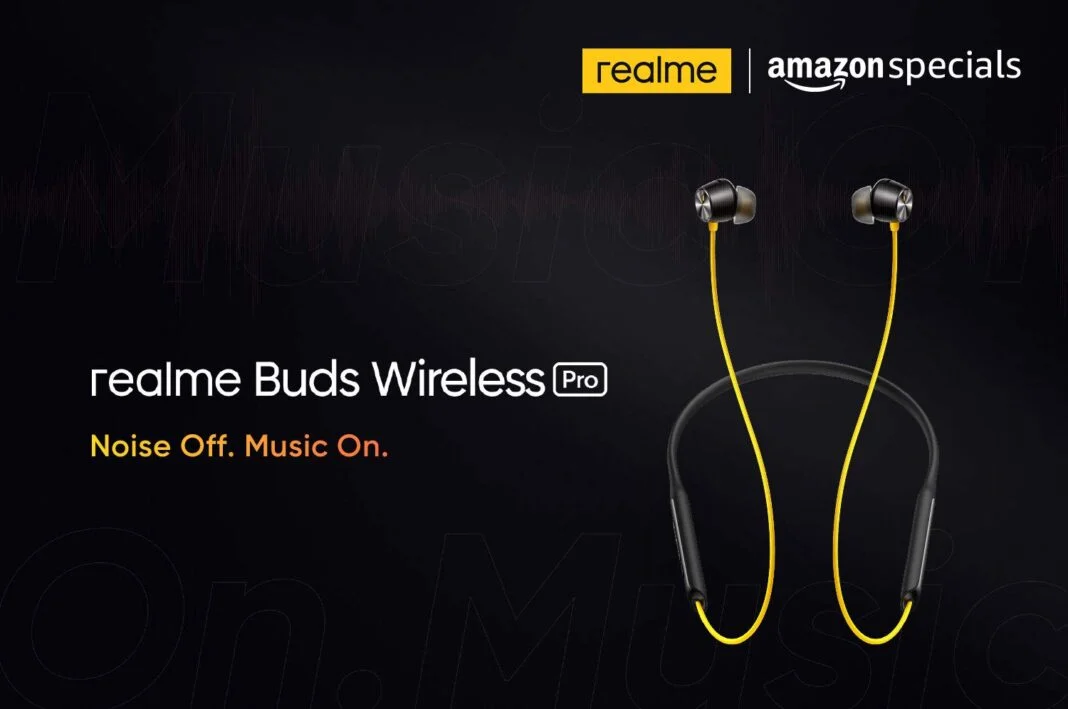 Realme готовиться выпустить наушники Buds Wireless Pro. Вот их характеристики (realme Buds Wireless Pro Amazon India Featured 1068x709 1)